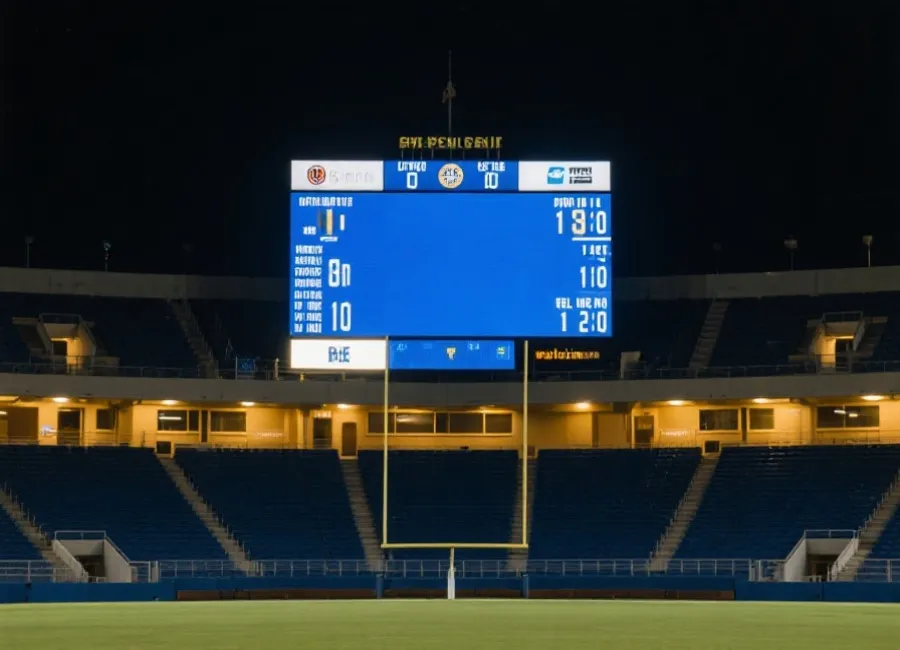 比分看板示意图